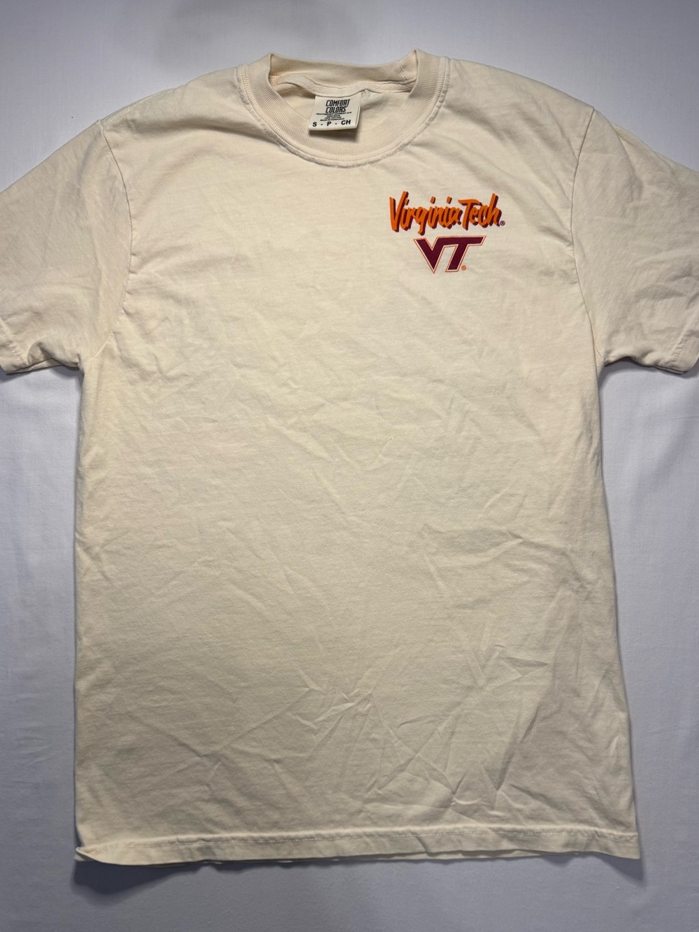 Comfort Colors Virginia Tech Welcome to Blacksburg Comfort Colors T-Shirt Small